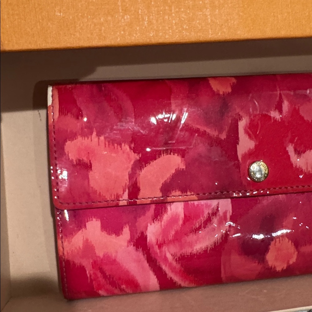 Louis Vuitton Vernis Ikat Flower Floral Pattern Long Wallet - Picture 15 of 15